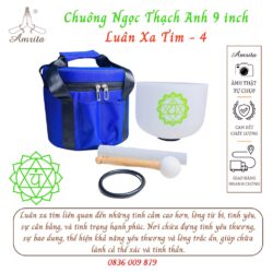 [Available] Crystal singing bowls 9inch note Fa (F ) - crystal bells - Crystal Singing Bowl - Chakra Bells - Amrita